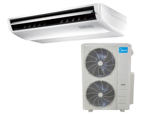 KONDICIONIERIS MIDEA SIENAS-GRIESTU TIPA MUE-55HRFNX-QRD0W(GA) MO30U-55HFN8-QRD0W(GA) 16.5/16.9 kW, 140–160 m² Siltumsūkņu uzstādīšana Rīgā. Siltumsūkņi Latvijā.