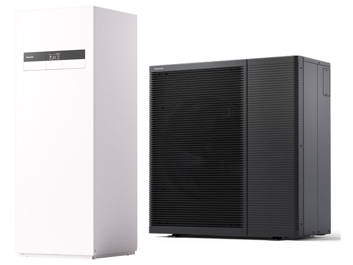 SILTUMSŪKNIS PANASONIC AQUAREA L WH-ADC0509L6E5 WH-WDG09LE5 9 KW ALL-IN-ONE Siltumsūkņu uzstādīšana Rīgā. Siltumsūkņi Latvijā. Panasonic Aquarea L 9 kW All-in-One gaiss–ūdens siltumsūknis