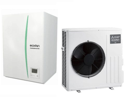 SILTUMSŪKNIS MITSUBISHI ELECTRIC ECO INVERTER EHSD-YM9D SUZ-SWM60VA Siltumsūkņu uzstādīšana Rīgā. Siltumsūkņi Latvijā.