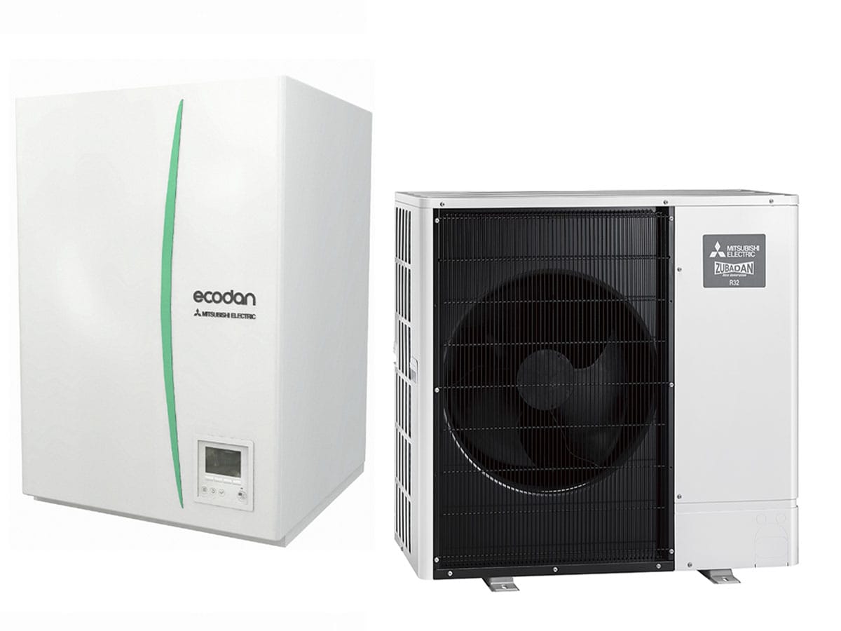 SILTUMSŪKNIS MITSUBISHI ELECTRIC ZUBADAN INVERTER EHSD-YM9D PUD-SHWM140YAA Siltumsūkņu uzstādīšana Rīgā. Siltumsūkņi Latvijā.