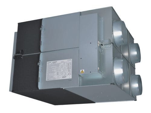 VENTILĀCIJA MITSUBISHI ELECTRIC  LOSSNAY LGH-150RVX Siltumsūkņu uzstādīšana Rīgā. Siltumsūkņi Latvijā.