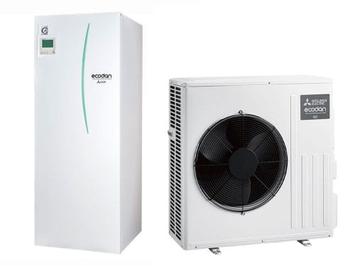 SILTUMSŪKNIS MITSUBISHI ELECTRIC ECO INVERTER EHST20D-YM9D SUZ-SWM40VA Siltumsūkņu uzstādīšana Rīgā. Siltumsūkņi Latvijā.