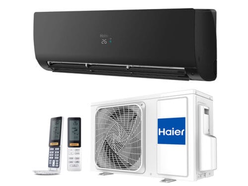 Haier Flexis Black AS25S2SF1FA-MB3, 1U25S2SM1FA-2 Kondicionieris Siltumsūknis Siltumsūkņu uzstādīšana Rīgā. Siltumsūkņi Latvijā.