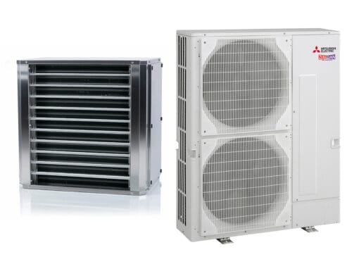 SILTUMSŪKNIS MITSUBISHI ELECTRIC WDH2-C, PUHZ-SHW112 RAŽOTNEI Siltumsūkņu uzstādīšana Rīgā. Siltumsūkņi Latvijā.