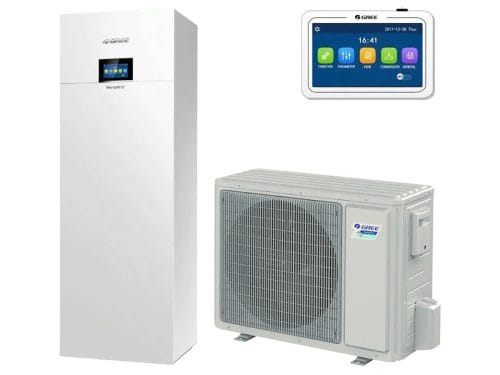 Siltumsūknis gaiss-ūdens Gree Versati III DUO 14,0-12,6kW Siltumsūkņu uzstādīšana Rīgā. Siltumsūkņi Latvijā.
