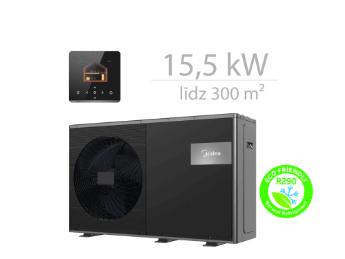 Gaiss- ūdens siltumsūknis Midea M-Thermal Nature 16 kW Siltumsūkņu uzstādīšana Rīgā. Siltumsūkņi Latvijā.
