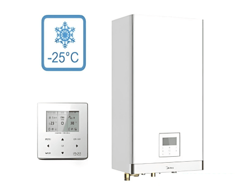 Gaiss- ūdens siltumsūknis Midea M-Thermal 16 kW Siltumsūkņu uzstādīšana Rīgā. Siltumsūkņi Latvijā.