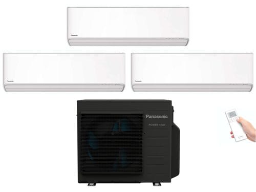 PANASONIC SILTUMSŪKNIS MULTISPLIT X2 POWER HEAT  NZ ETHEREA CS-NZ25YKE-1 CU-2Z50ABEC 2,5KW Siltumsūkņu uzstādīšana Rīgā. Siltumsūkņi Latvijā.