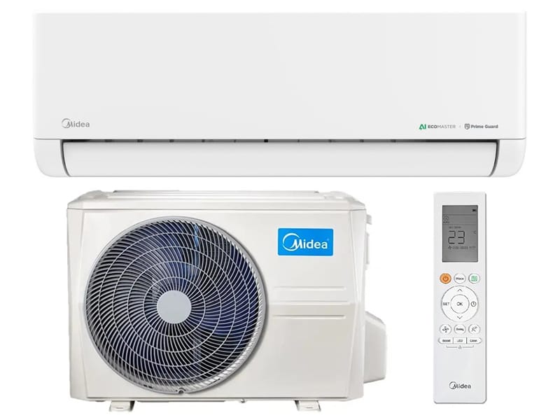 SILTUMSŪKNIS MIDEA SOLSTICE EZ MSEZDU-24HRFN8-QRD6GW MOX431-24HFN8-QRD6GW 7.0/7.3 kW, 70–85 m² Siltumsūkņu uzstādīšana Rīgā. Siltumsūkņi Latvijā.
