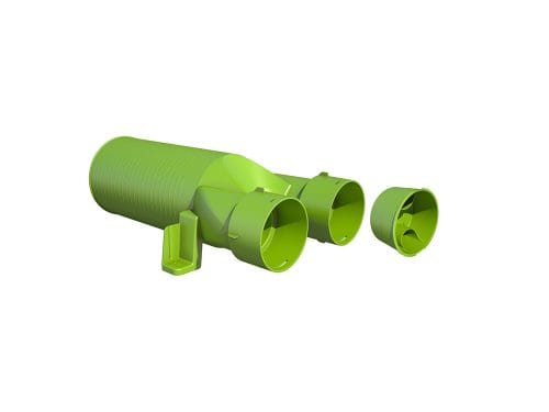 Air Excellent 2x AE34C Valve Adaptor 125mm 180°, 188399 Siltumsūkņu uzstādīšana Rīgā. Siltumsūkņi Latvijā.