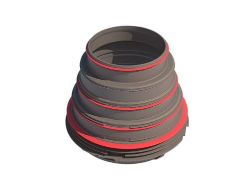 Air Excellent DBOX Stepped Adaptor 125-150-160-180-200, 188970 Siltumsūkņu uzstādīšana Rīgā. Siltumsūkņi Latvijā.