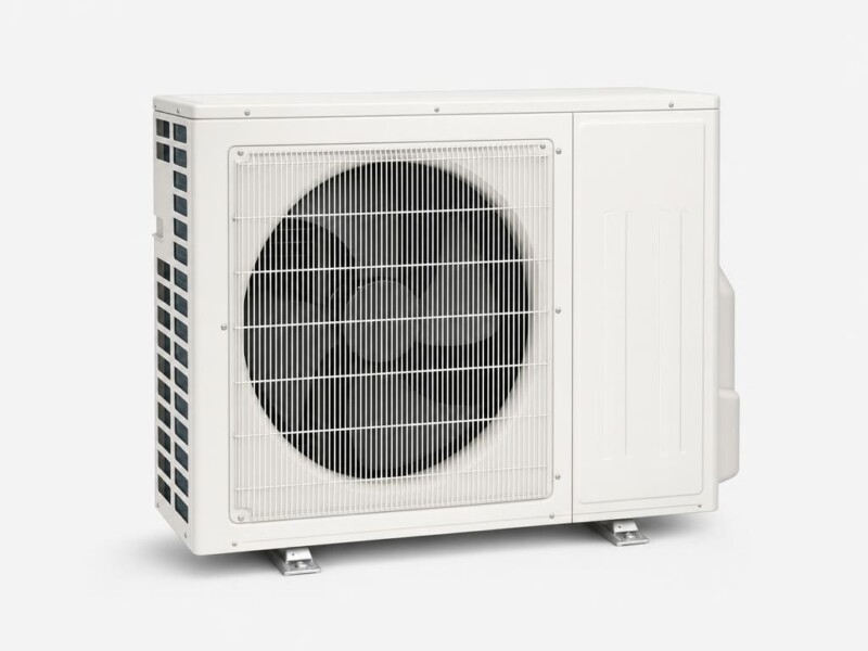 PUZ monobloka āra bloks ar vienu ventilatoru aiz priekšējā režģa